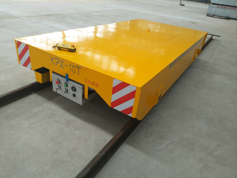 Industriel 10 tons motoriseret jernbanetransfer vogn