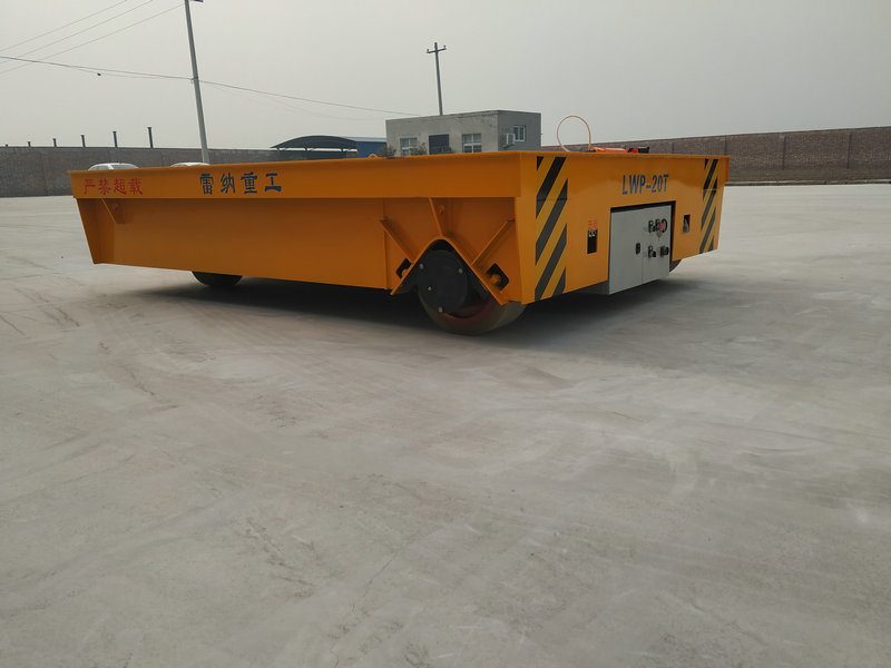 Elektrisk Heavy Duty 20 Ton Flat Bed Trolley