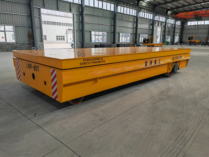 80 tons Heavy Duty Hydraulic Lifting Trackless Cart