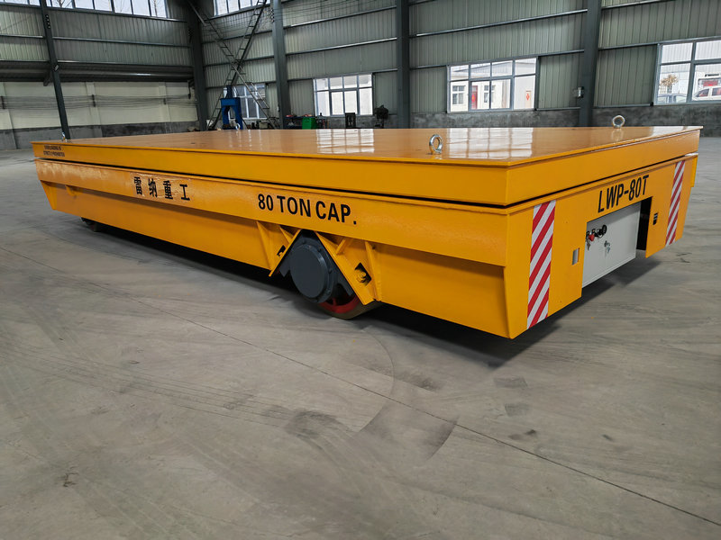 80 tons Heavy Duty Hydraulic Lifting Trackless Cart