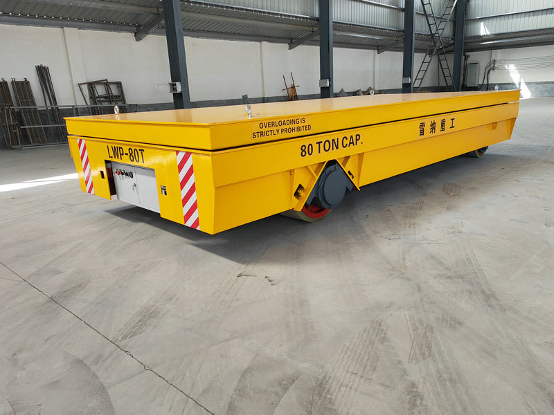 80 tons Heavy Duty Hydraulic Lifting Trackless Cart