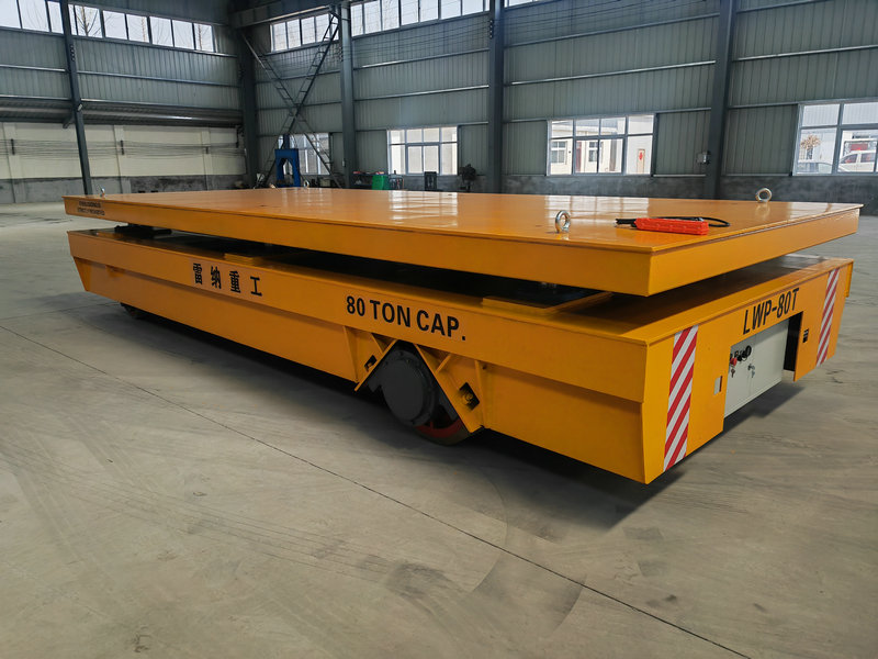 80 tons Heavy Duty Hydraulic Lifting Trackless Cart