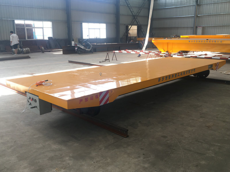 15 tons industriel elektrisk jernbane flade vogn